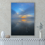 Quadro Praia e Céu Azul Por Cida Hoffmann