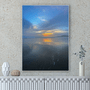 Quadro Praia e Céu Azul Por Cida Hoffmann