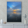 Quadro Praia e Céu Azul Por Cida Hoffmann