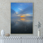 Quadro Praia e Céu Azul Por Cida Hoffmann