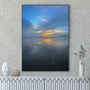 Quadro Praia e Céu Azul Por Cida Hoffmann