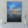 Quadro Praia e Céu Azul Por Cida Hoffmann