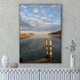 Quadro Amanhecer na Lagoa Por Cida Hoffmann