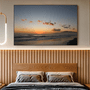 Quadro Sol Nascente na Praia de Laguna Por Cida Hoffmann