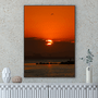 Quadro Sol Poente em Laguna Por Cida Hoffmann