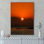 Quadro Sol Poente em Laguna Por Cida Hoffmann