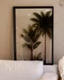 Quadro Tropical Sereno com Moldura A02 Por Estúdio Flora