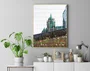 Quadro Tulipas no Primavera e Reflexo do Parlamento do Canadá Por Ivan Araújo